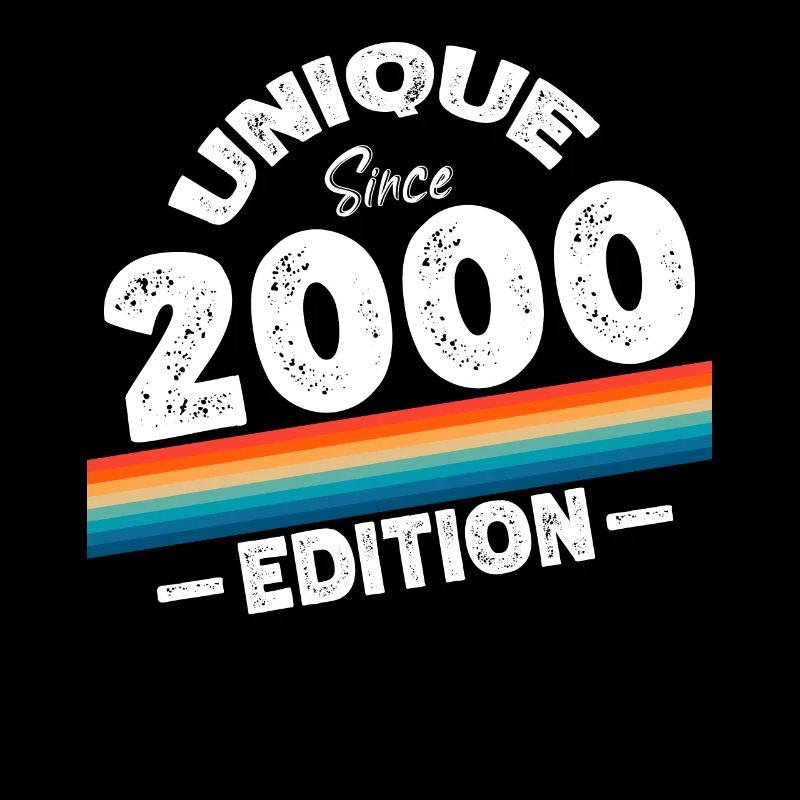 Unique seit 2000 Edition Geburtstag Vintage 2000