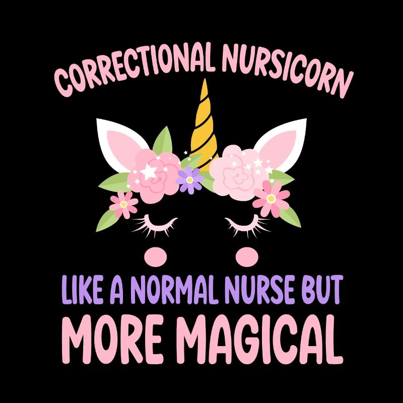 Nursing Nursicorn correctionnel comme un cadeau de soins infirmiers normal