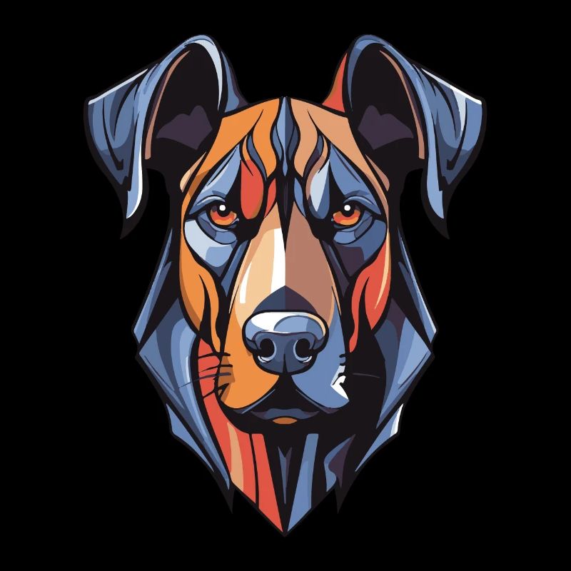 Great Dane Hund Kopf