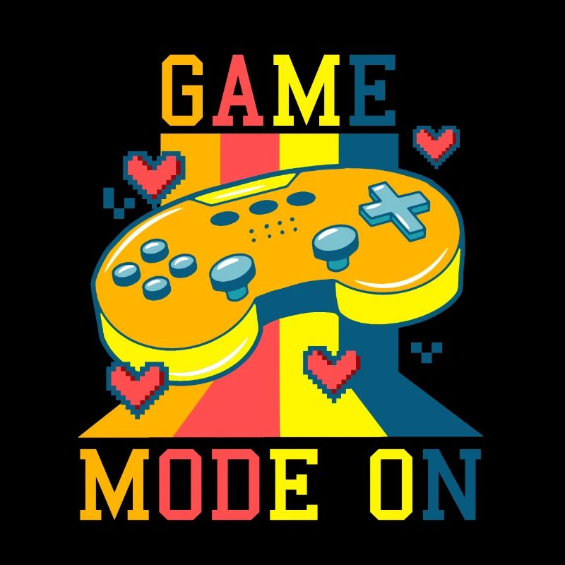 Game Mode On: Retro Gaming Controller Poster