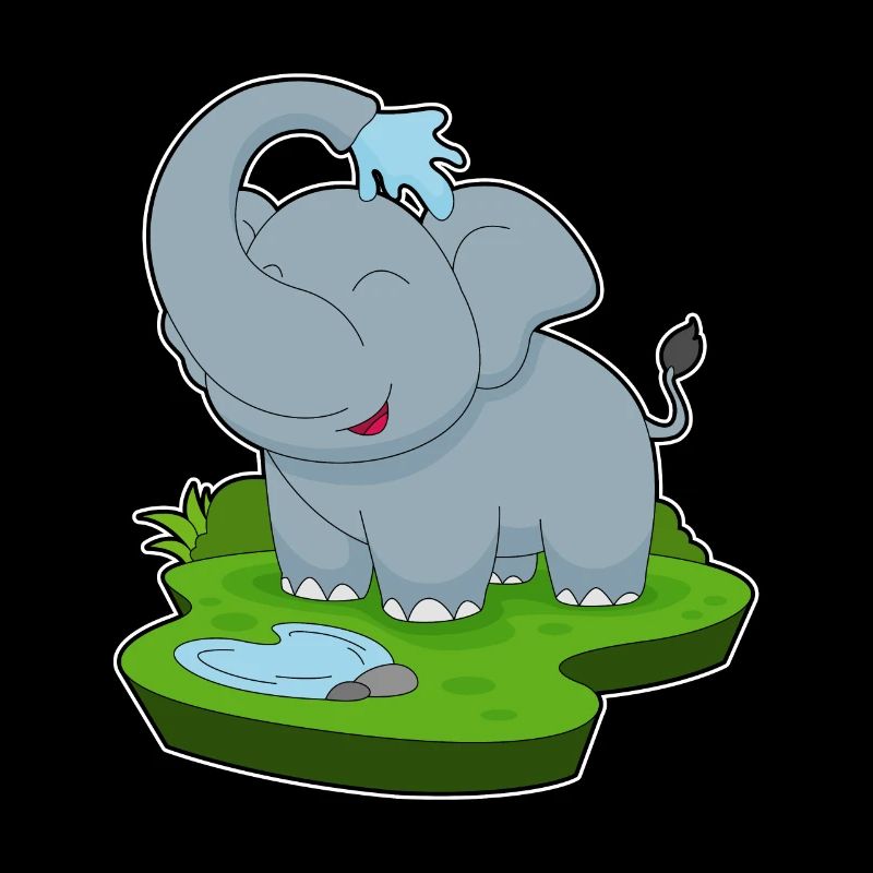 Eau de baignade des éléphants