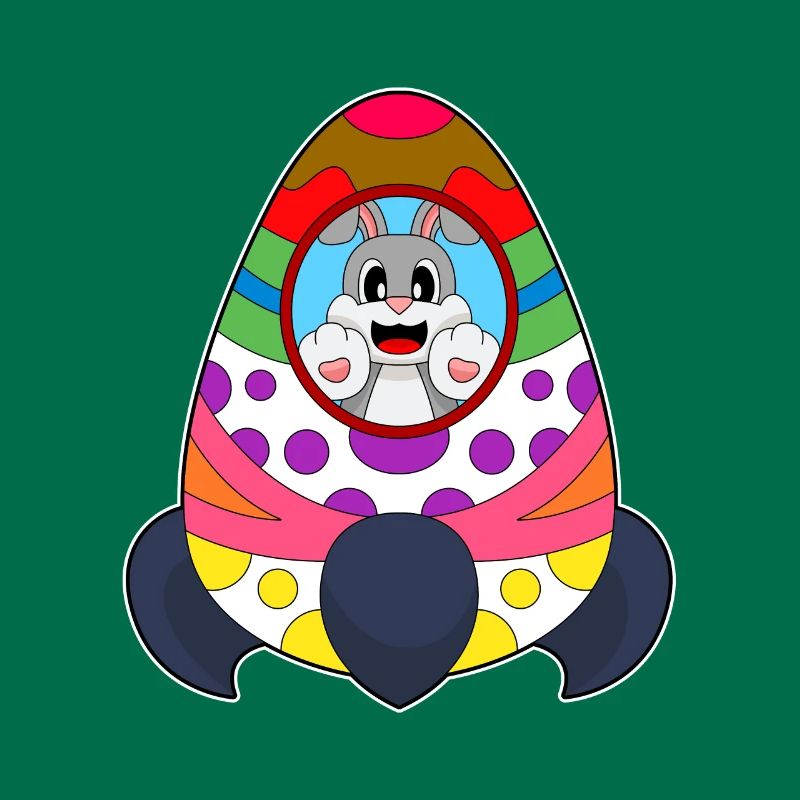 Rabbit Easter Rocket