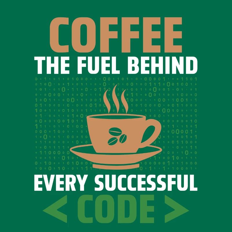 Kaffee-Codierung Programmierer Programmierer Entwickler Nerd Coff
