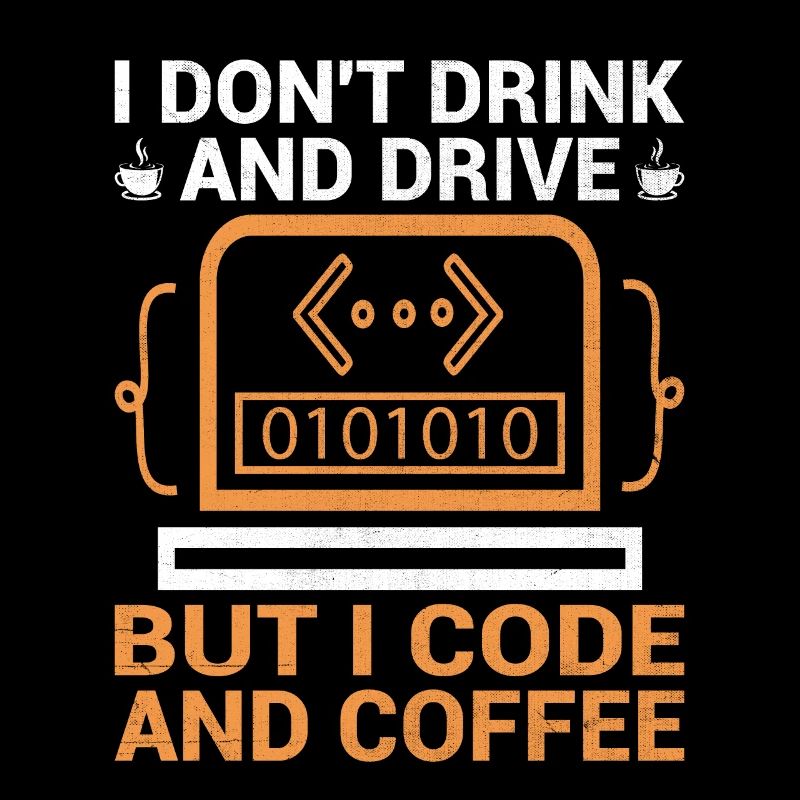 Kaffee-Codierung Programmierer Programmierer Entwickler Nerd Coff