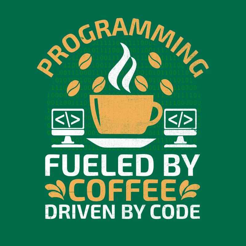 Kaffee-Codierung Programmierer Programmierer Entwickler Nerd Coff