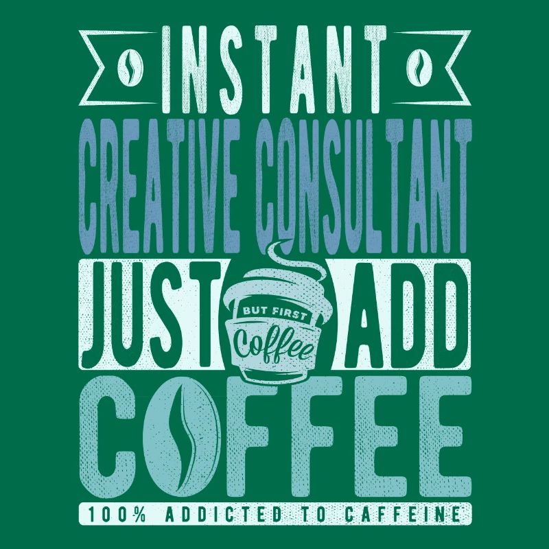 Consultant créatif instantané Il suffit d’ajouter du café