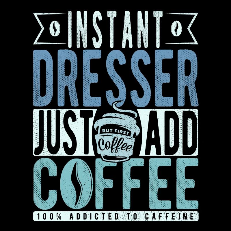 Instant-Kommode einfach Kaffee hinzufügen