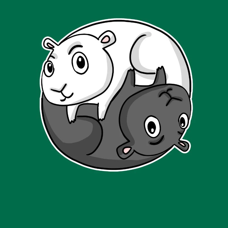 Cochon d’Inde Yin Yang Cochon d’Inde