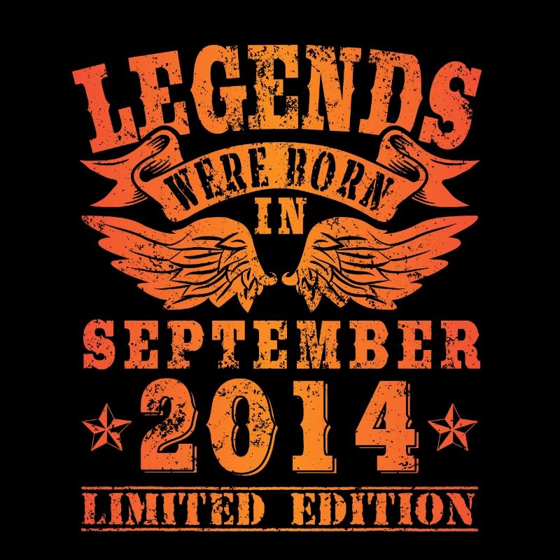 Legends were born in September 2014 Geburtstag