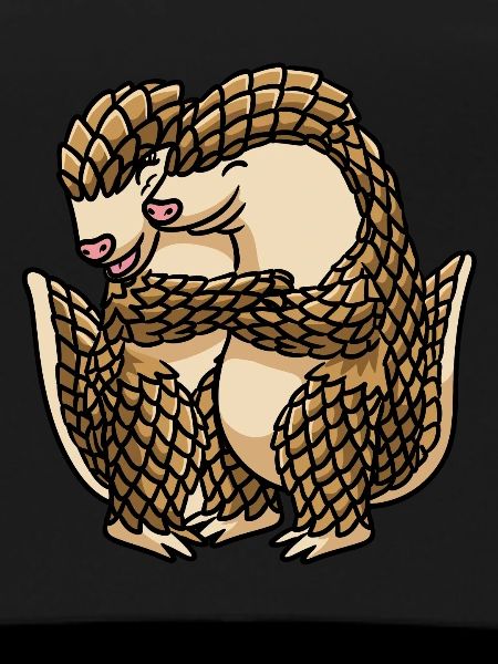 Pangolins Lovers Pinecone Animals