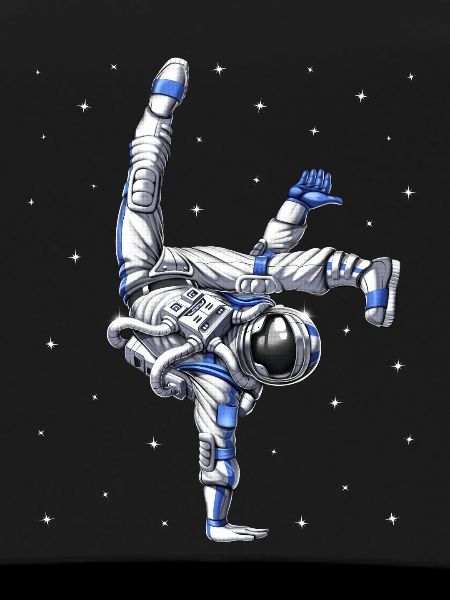Astronaut Capoeira Dancer