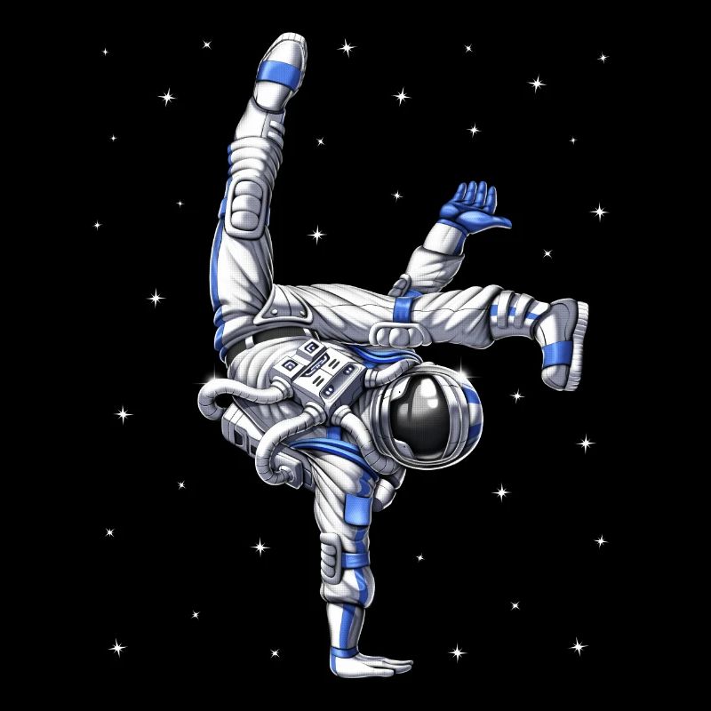 Astronaute Danseur de Capoeira