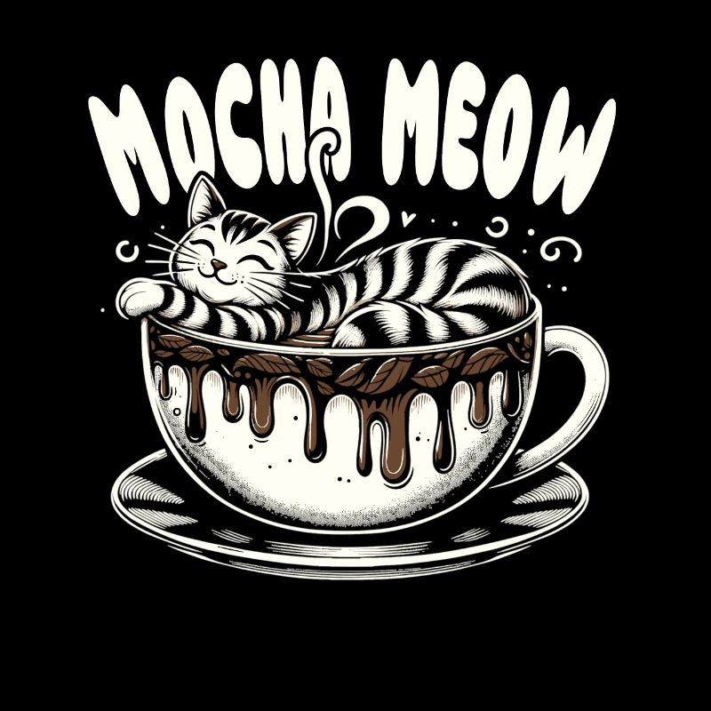 Coffee Break Cat Lover, Coffee Lover Süße Katze