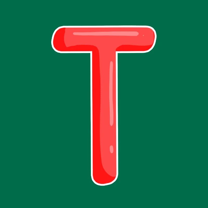 Buchstabe T Anfangsbuchstabe