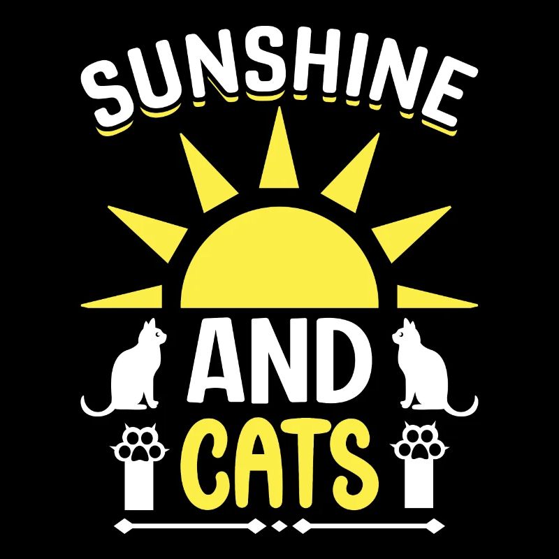 Chat Amour soleil et Chats