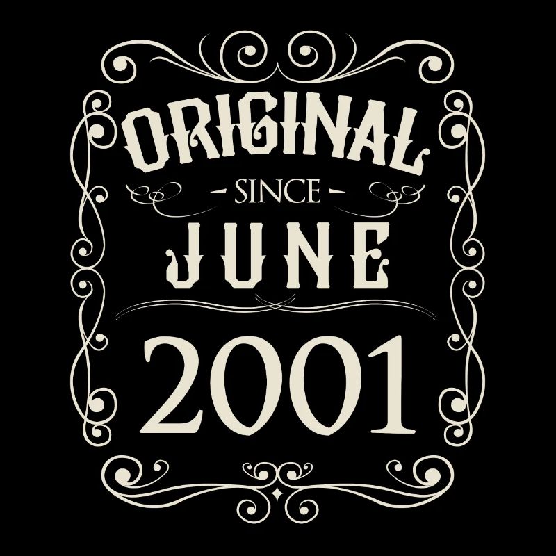 Vintage - Original since Juni 2001 Geburtstag