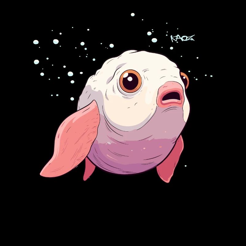 A blob-like fish