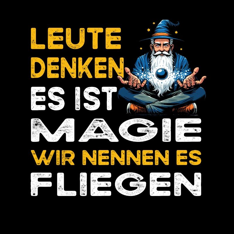 People Thinking Magic Flying Pilot