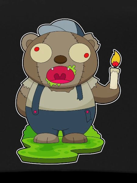 Bear Halloween Zombie
