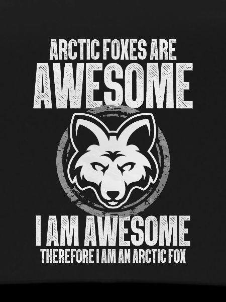 Cute arctic fox gift