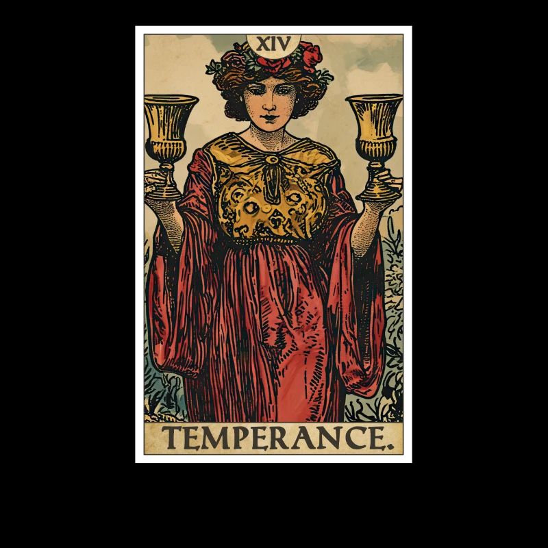 Tarot Cards Tarot Card Temperance Temperance