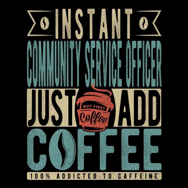 Agent de service communautaire instantané Il suffit d’ajouter du café