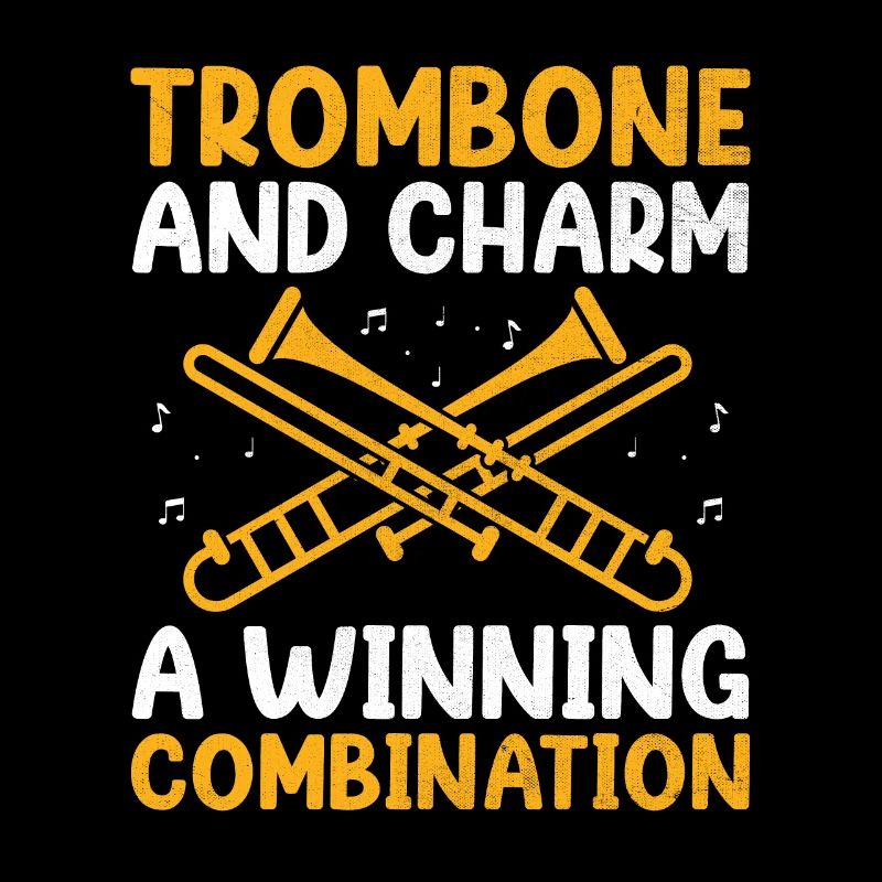Trombonist Trombone Player Marching Band Trombone