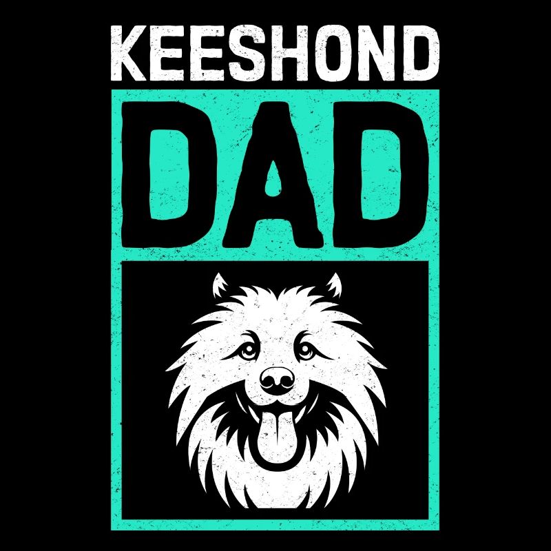 Keeshond Dad Wolfspitz Hundepapa Geschenk