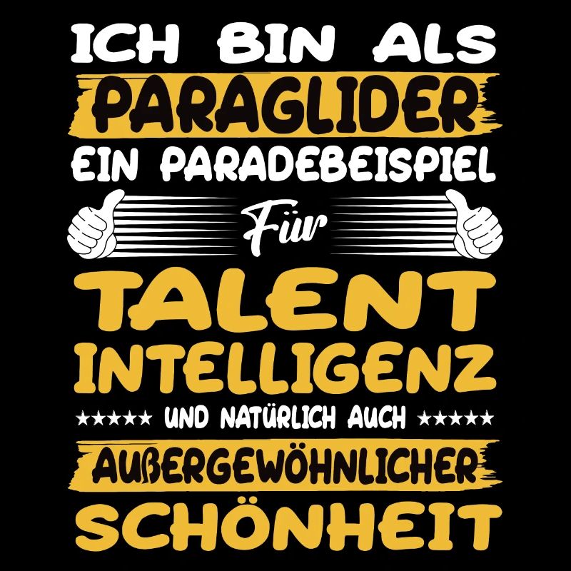 Paraglider ein Paradebeispiel Gleitschirmfliegen