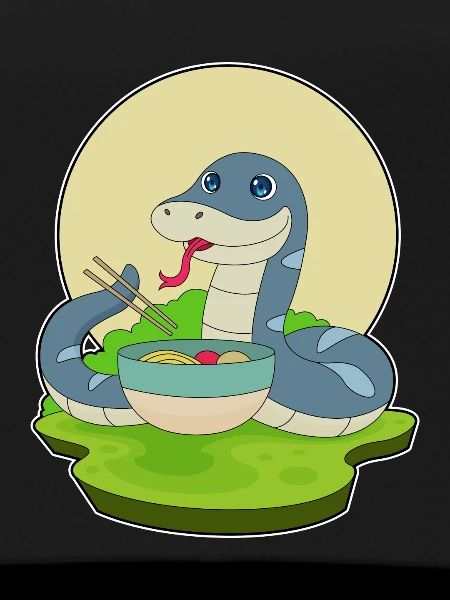 Snake Cook Ramen Cooking