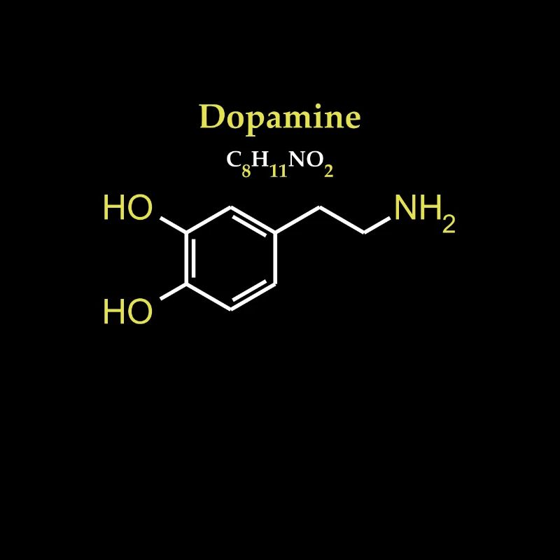 Dopamin-Molekül