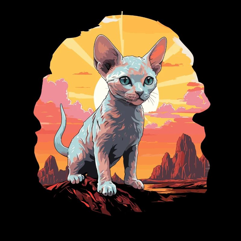 Devon Rex Kätzchen Devon Rex Katze