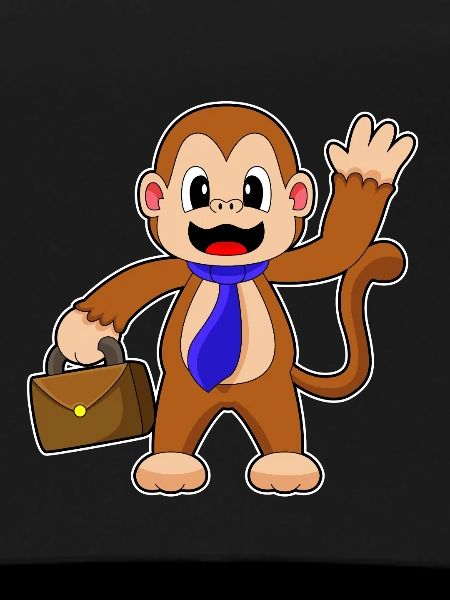 Monkey Entrepreneur Briefcase