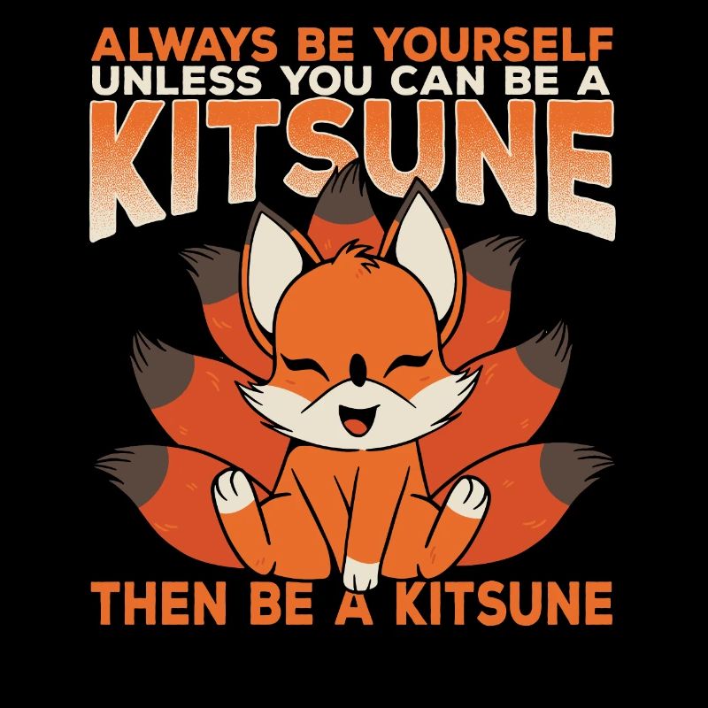Kitsune Fox Kawaii Fox Gift