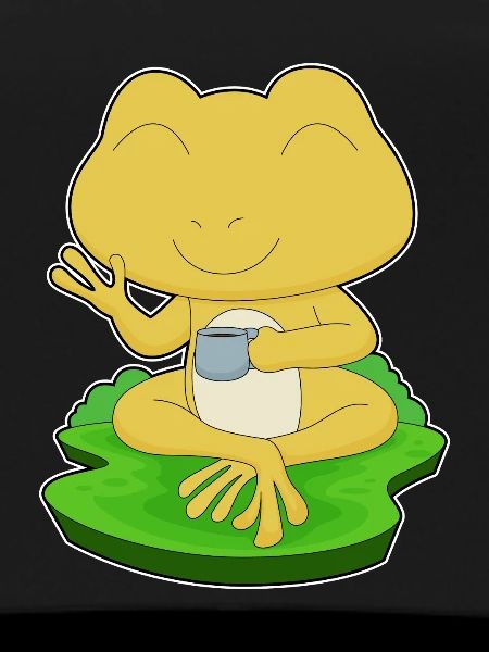 Frog Cup of Coffee