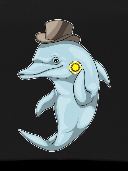 Dolphin Poker Poker Chips