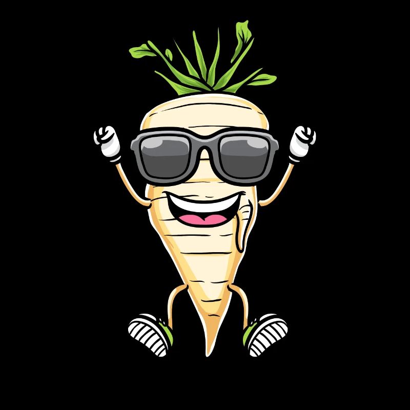 Dancing parsnips with sunglasses Parsnips