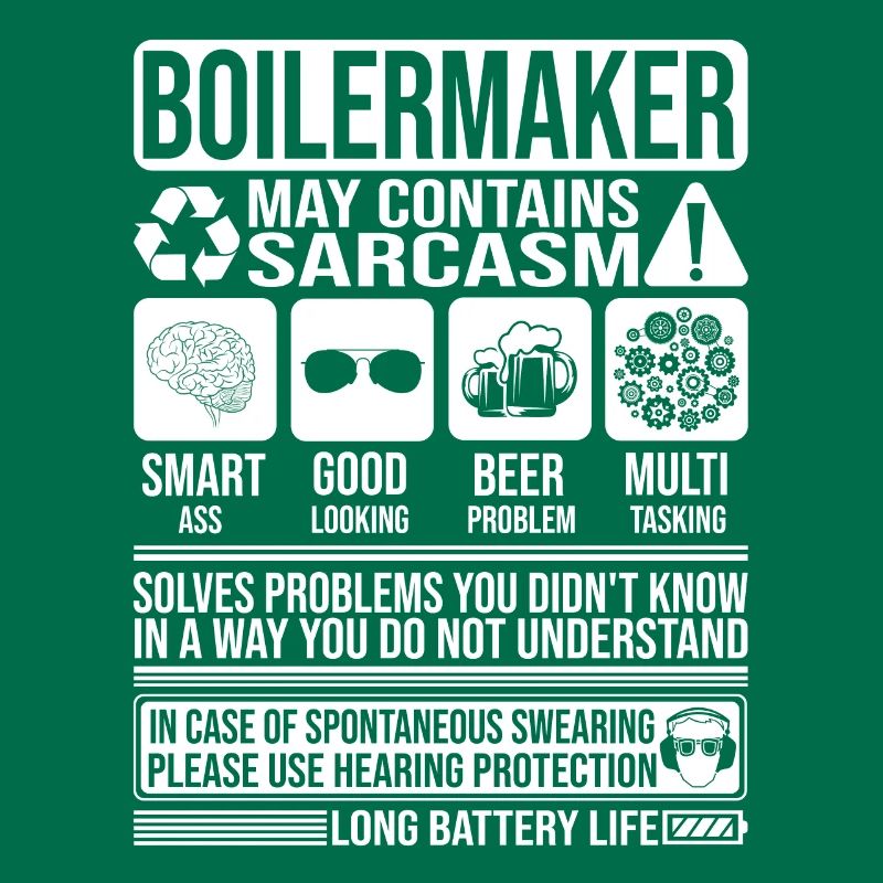 Boilermaker Sarkasmus lustiges Geschenk Boilermaker