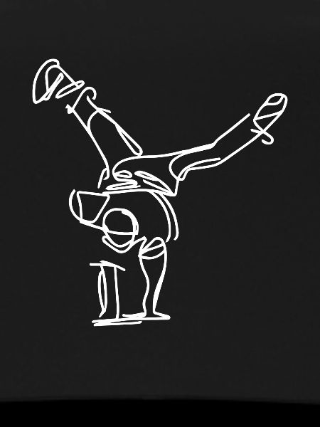 Breakdancer Drawing