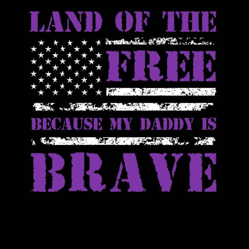 Terre de la liberté parce que mon papa est courageux