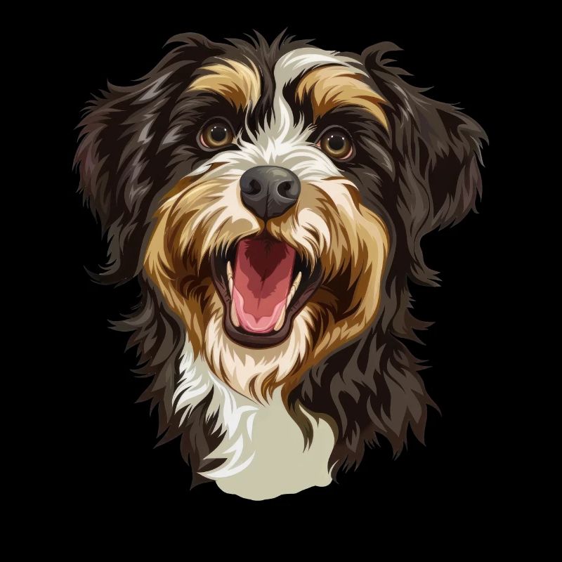Aussiedoodle Geschenk | Cartoon Artwork