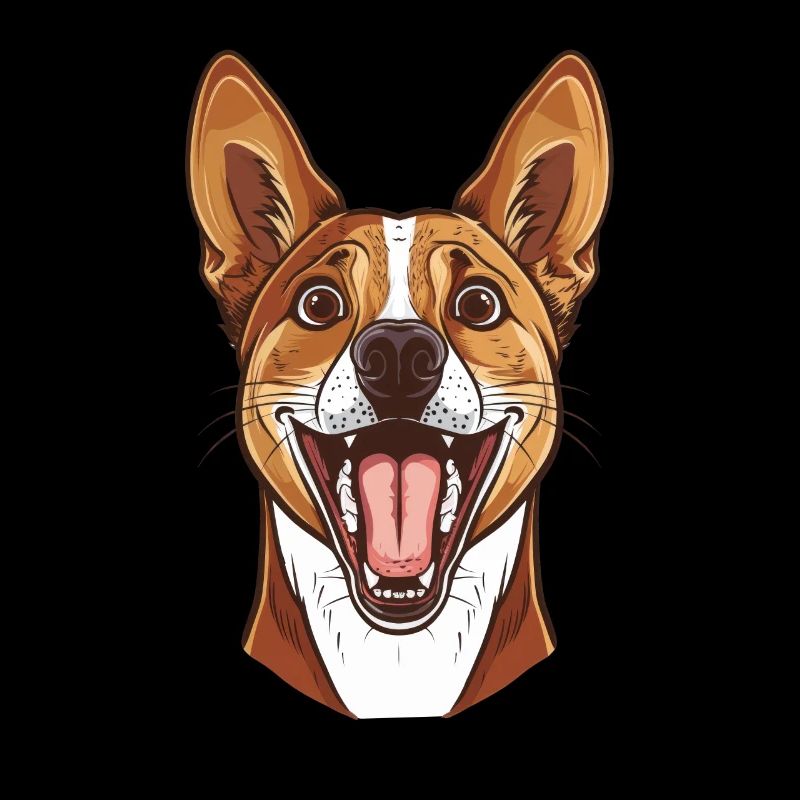 Basenji Gift | Cartoon Artwork