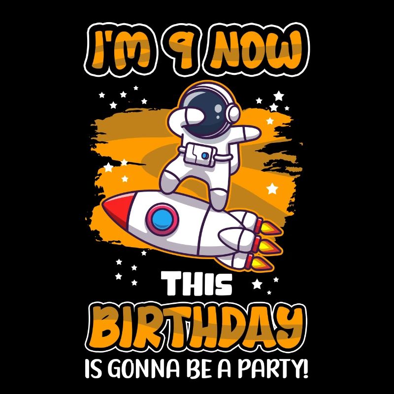 9. Geburtstag Geschenk 9 Jahre alt Geschenkidee