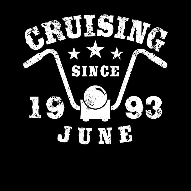 Cruising Biker Geburtstag Juni 1993 Motorrad
