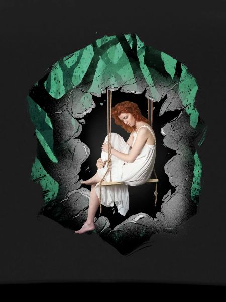 Mädchen Wald Sinnlich Romantisch