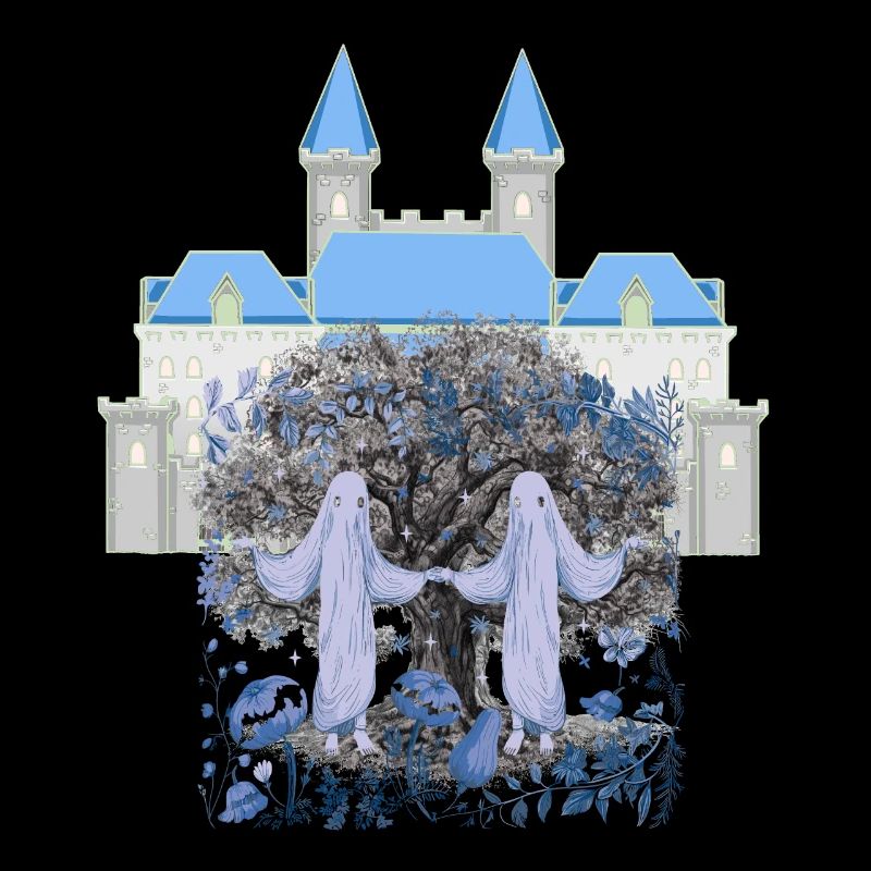Castle, Castle, Ghosts, Ghosts, Halloween, Nature