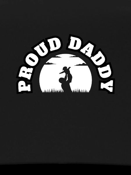 Proud Daddy Kid White