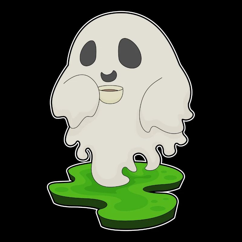 Ghost Halloween Coffee