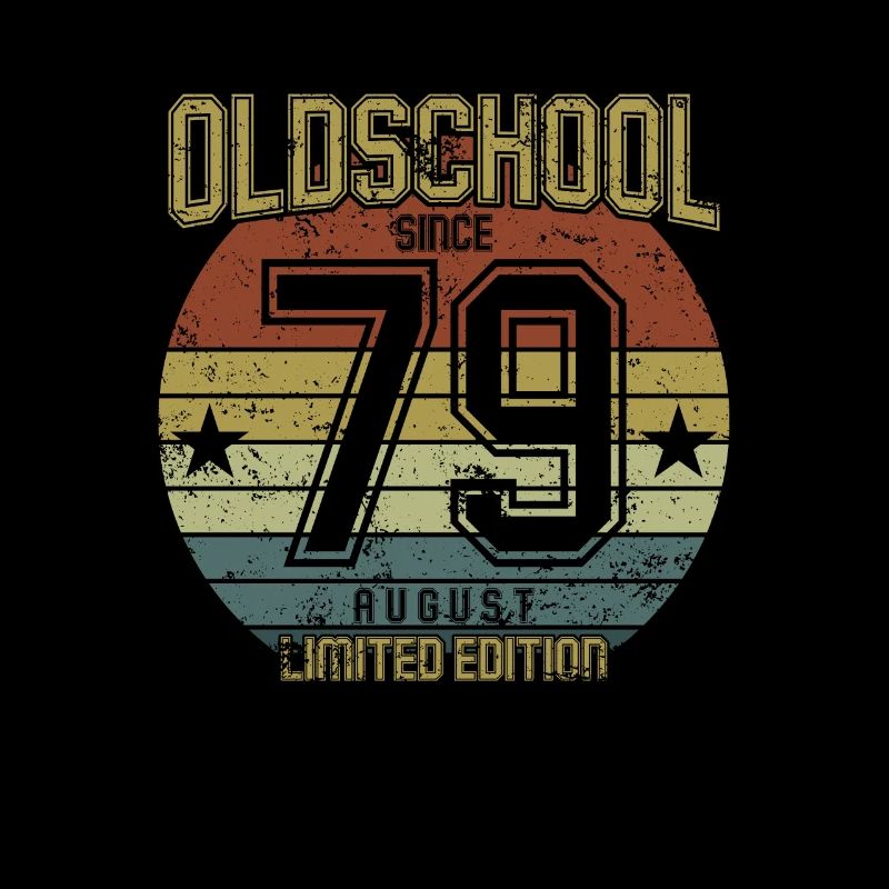 August 1979 - Geburtstag im August Oldschool