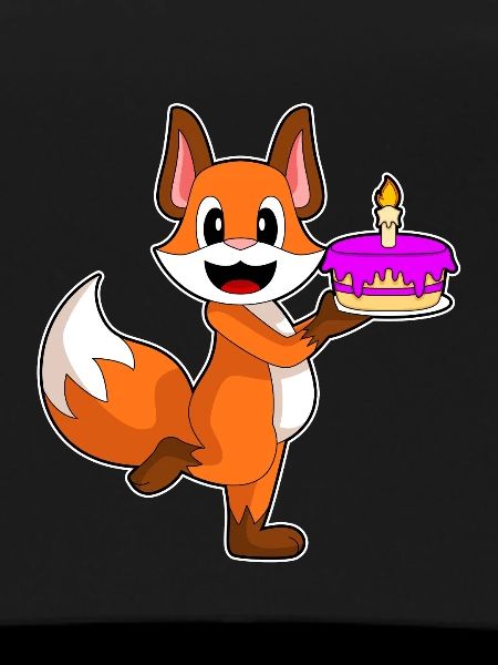 Fox Birthday Cake